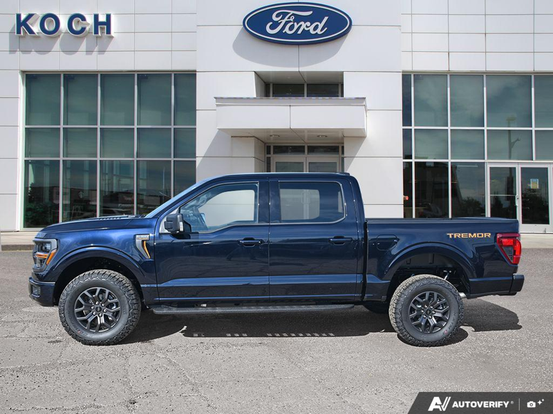 NEW 2026 Ford F-150 Tremor - Antimatter Blue Metallic Exterior / BLACK, UNIQUE SPORT CLOTH 40/CONSOLE/40 POWER FRONT SEAT Interior - $74,949 - Stock #E61089 - VIN 1FTFW4L5XTFC08671 - Photo 3