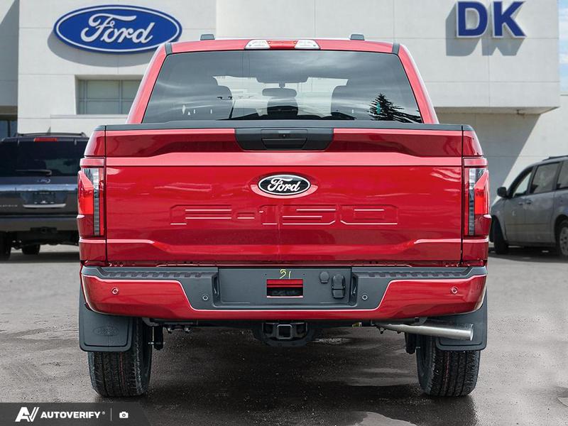 NEW 2026 Ford F-150 STX - Ruby Red Tri-coat Metallic Exterior / BLACK ONYX/BLUE PREM LEATHER SEATS Interior - $59,999 - Stock #D60325 - VIN 1FTEW2LP6TKD58575 - Photo 5