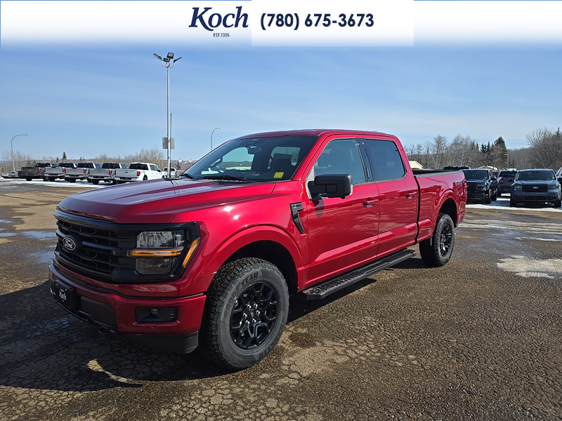 NEW 2026 Ford F-150 XLT - Ruby Red Tri-coat Metallic Exterior / BLACK SPORT Interior - $76,130 - Stock #A26100 - VIN 1FTFW3L84TKD52776 - Photo 4