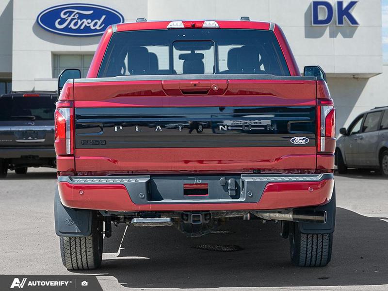 NEW 2026 Ford F-150 Platinum - Ruby Red Tri-coat Metallic Exterior / BLACK LEATHER Interior - $103,917 - Stock #D60514 - VIN 1FTFW7L87TFA45568 - Photo 5
