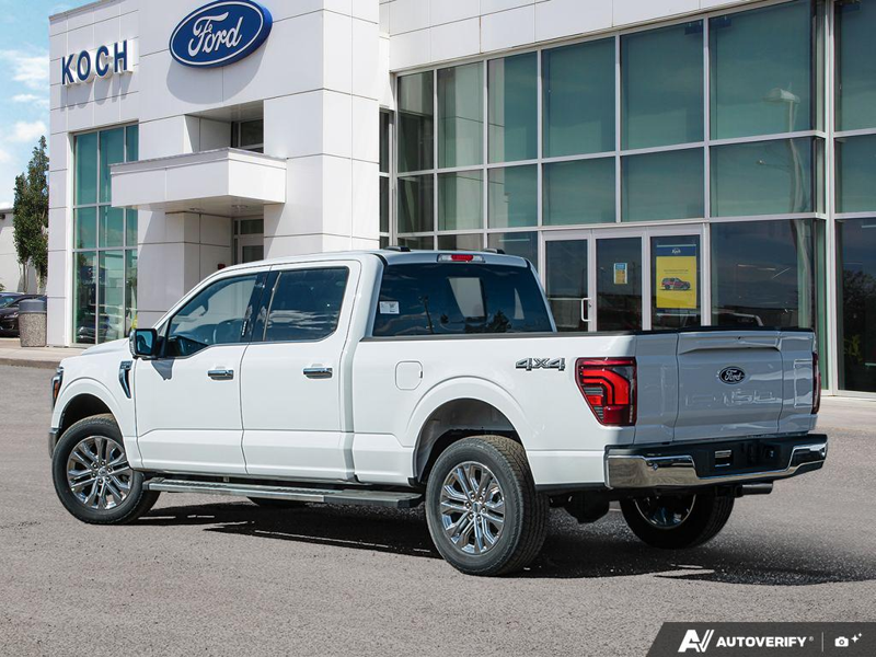 NEW 2026 Ford F-150 LARIAT Long Box - Oxford White Exterior / BLACK ACTIVE X Interior - $79,984 - Stock #E60237 - VIN 1FTFW5L86TFA19404 - Photo 4