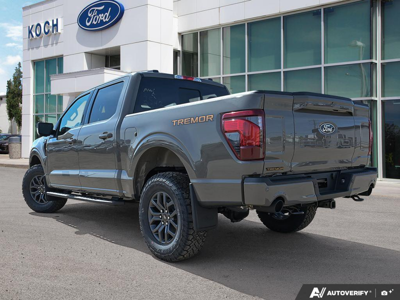 NEW 2026 Ford F-150 Tremor - Marsh Gray Exterior / BLACK TREMOR LEATHER Interior - $92,864 - Stock #E60583 - VIN 1FTFW4L59TFA81038 - Photo 4
