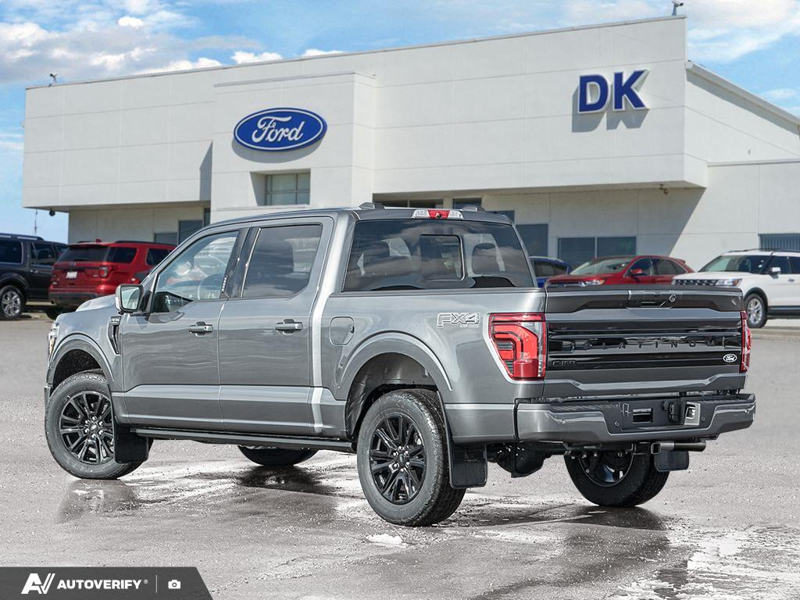NEW 2026 Ford F-150 Platinum - Carbonized Grey Metallic Exterior / BLACK LEATHER Interior - $103,207 - Stock #D60417 - VIN 1FTFW7L83TFA48418 - Photo 4