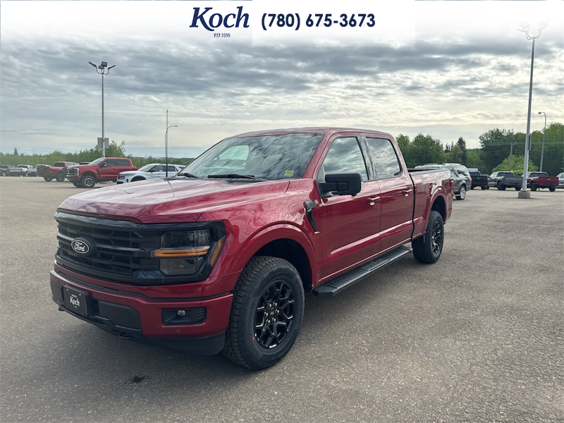 NEW 2026 Ford F-150 XLT - Ruby Red Tri-coat Metallic Exterior / BLACK SPORT Interior - $76,880 - Stock #A26100 - VIN 1FTFW3L84TKD52776 - Photo 4