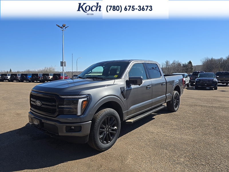 NEW 2026 Ford F-150 LARIAT - Carbonized Grey Metallic Exterior / BLACK Interior - $83,435 - Stock #A26087 - VIN 1FTFW5L86TKD29186 - Photo 4