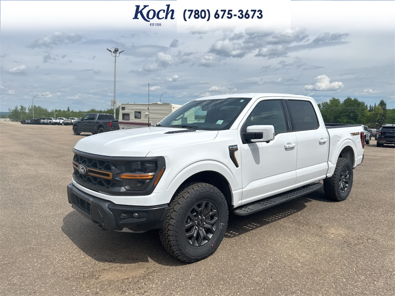 NEW 2026 Ford F-150 Tremor - Oxford White Exterior / BLACK TREMOR LEATHER Interior - $92,020 - Stock #A26213 - VIN 1FTFW4L88TFA60532 - Photo 4