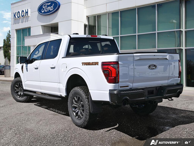 NEW 2026 Ford F-150 Tremor - Oxford White Exterior / BLACK TREMOR LEATHER Interior - $90,273 - Stock #E60746 - VIN 1FTFW4L51TFB13013 - Photo 4