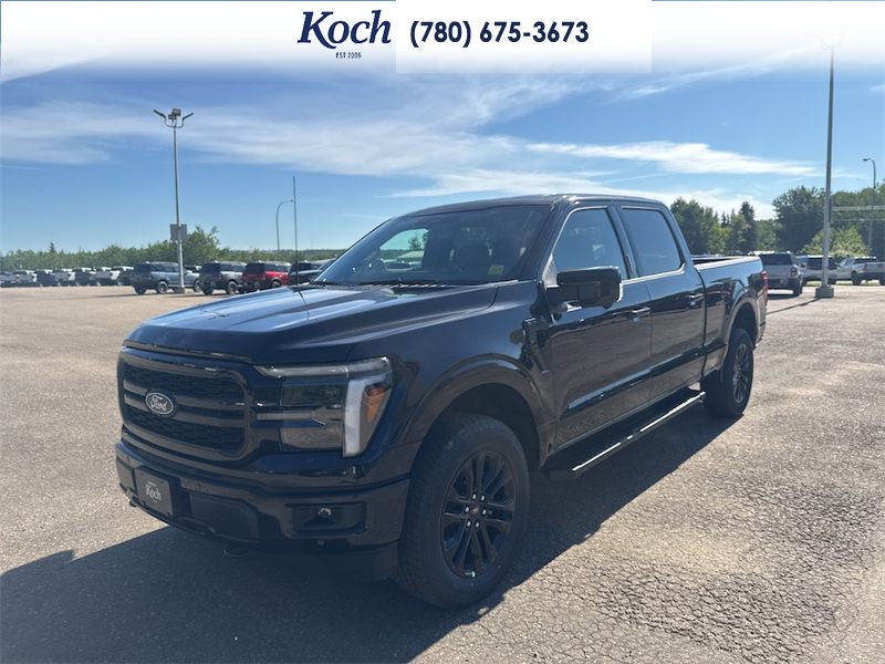 NEW 2026 Ford F-150 LARIAT - Agate Black Metallic Exterior / BLACK, ACTIVEX TRIMMED 40/CONSOLE/40 FRONT SEATS (B) Interior - $78,008 - Stock #A26216 - VIN 1FTFW5L82TKE41189 - Photo 4