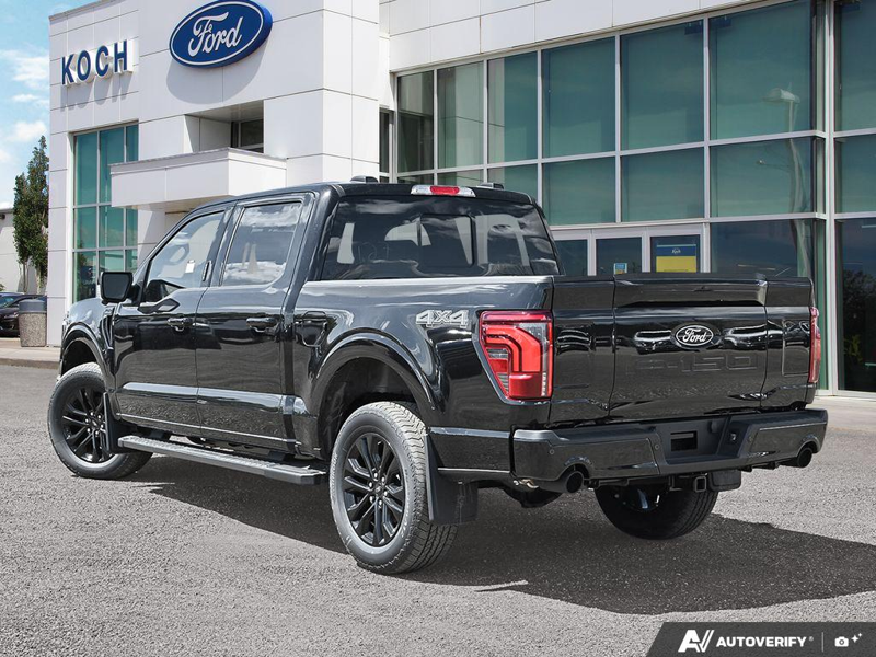 NEW 2026 Ford F-150 LARIAT - Agate Black Exterior / BLACK ACTIVE X Interior - $88,176 - Stock #E60773 - VIN 1FTFW5L51TFB15446 - Photo 4