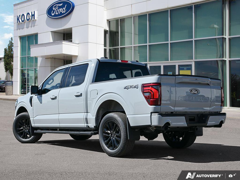 NEW 2026 Ford F-150 LARIAT - Avalanche Exterior / BLACK ACTIVE X Interior - $82,707 - Stock #E60845 - VIN 1FTFW5L80TFB46987 - Photo 4