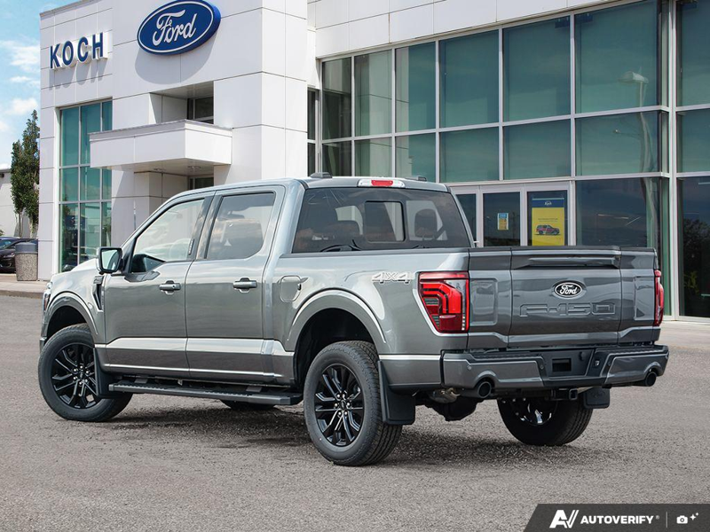 NEW 2026 Ford F-150 LARIAT - Carbonized Grey Metallic Exterior / BLACK ACTIVE X Interior - $86,262 - Stock #E60902 - VIN 1FTFW5L85TFB72470 - Photo 4