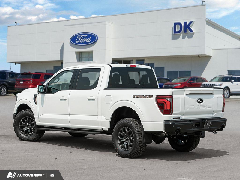 NEW 2026 Ford F-150 Tremor - Oxford White Exterior / BLACK TREMOR LEATHER Interior - $88,579 - Stock #D60657 - VIN 1FTFW4L8XTFB46554 - Photo 4