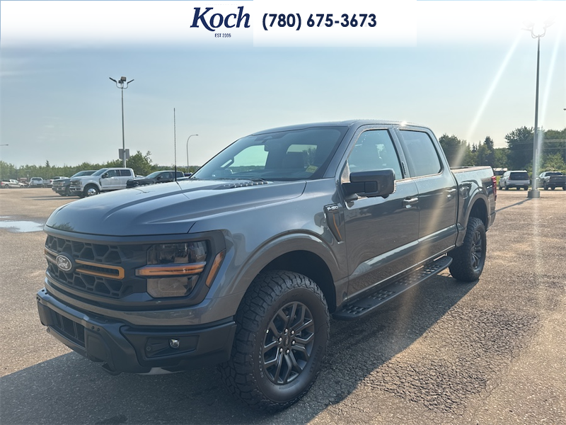 NEW 2026 Ford F-150 Tremor - Carbonized Grey Metallic Exterior / BLACK, UNIQUE TREMOR LEATHER-TRIMMED BUCKET SEATS Interior - $94,320 - Stock #A26219 - VIN 1FTFW4L8XTFB45534 - Photo 4