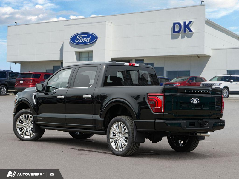 NEW 2026 Ford F-150 Platinum - Agate Black Metallic Exterior / SMOKED TRUFFLE, FULL QUILTED LEATHER BUCKET SEATS W/PLATINUM BAD Interior - $106,730 - Stock #D60686 - VIN 1FTFW7LD9TFB67975 - Photo 4
