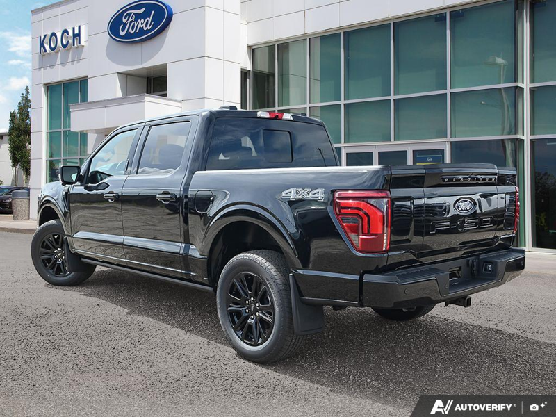 NEW 2026 Ford F-150 Platinum - Agate Black Exterior / BLACK LEATHER Interior - $97,907 - Stock #E60979 - VIN 1FTFW7L81TFB50462 - Photo 4