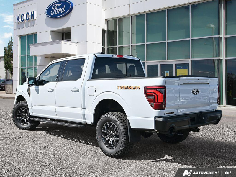 NEW 2026 Ford F-150 Tremor - Oxford White Exterior / BLACK TREMOR LEATHER Interior - $88,579 - Stock #E60980 - VIN 1FTFW4L84TFB68078 - Photo 4