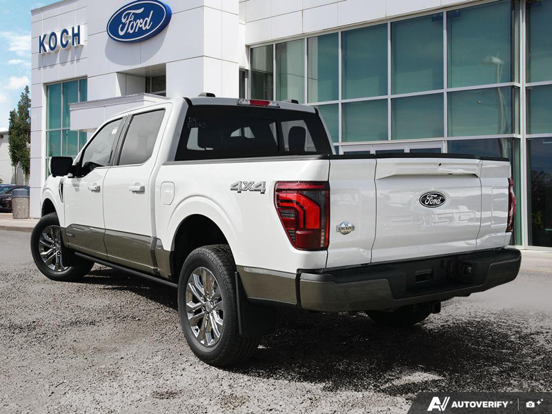 NEW 2026 Ford F-150 King Ranch - Star White/marsh Grey Accent Exterior / JAVA Interior - $96,536 - Stock #E61000 - VIN 1FTFW6LD1TFB82268 - Photo 4