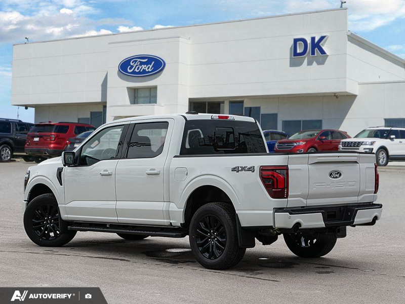 NEW 2026 Ford F-150 LARIAT - Star White Tri-Coat Exterior / BLACK, ACTIVEX TRIMMED 40/CONSOLE/40 FRONT SEATS (B) Interior - $88,377 - Stock #D60797 - VIN 1FTFW5L51TFB70902 - Photo 4