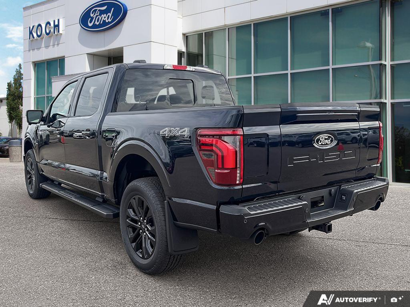 NEW 2026 Ford F-150 LARIAT - Antimatter Blue Metallic Exterior / BLACK ACTIVE X Interior - $82,839 - Stock #E60900 - VIN 1FTFW5L84TFB69768 - Photo 4