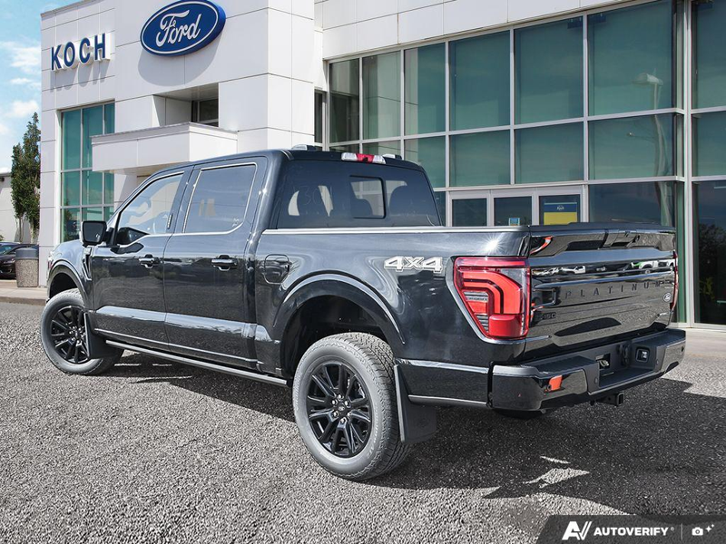 NEW 2026 Ford F-150 Platinum - Agate Black Exterior / BLACK LEATHER Interior - $93,954 - Stock #E60893 - VIN 1FTFW7L82TFB55038 - Photo 4