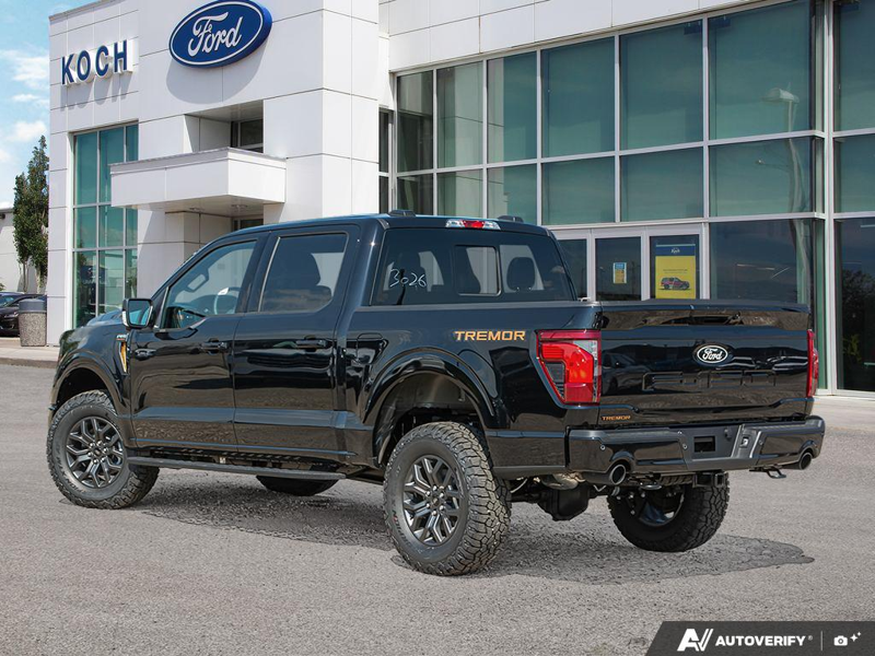 NEW 2026 Ford F-150 Tremor - Agate Black Exterior / BLACK TREMOR LEATHER Interior - $77,924 - Stock #E60954 - VIN 1FTFW4L85TFB68171 - Photo 4