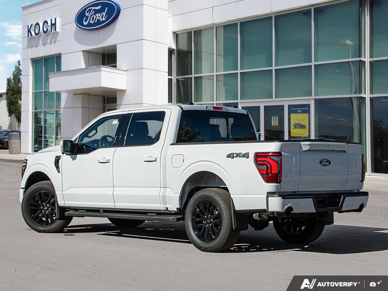 NEW 2026 Ford F-150 LARIAT - Oxford White Exterior / BLACK, ACTIVEX TRIMMED 40/CONSOLE/40 FRONT SEATS (B) Interior - $81,874 - Stock #E61057 - VIN 1FTFW5L51TFB68664 - Photo 4