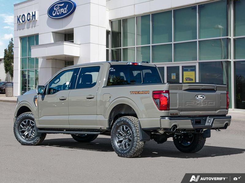 NEW 2026 Ford F-150 Tremor - Marsh Gray Exterior / BLACK TREMOR LEATHER Interior - $86,022 - Stock #E61016 - VIN 1FTFW4L88TFB85675 - Photo 4