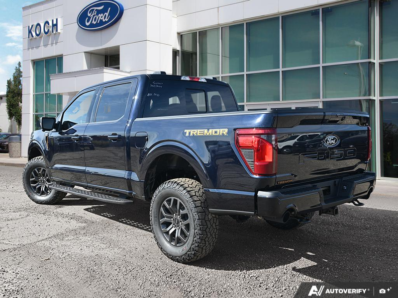 NEW 2026 Ford F-150 Tremor - Antimatter Blue Metallic Exterior / BLACK, UNIQUE SPORT CLOTH 40/CONSOLE/40 POWER FRONT SEAT Interior - $74,949 - Stock #E61089 - VIN 1FTFW4L5XTFC08671 - Photo 4
