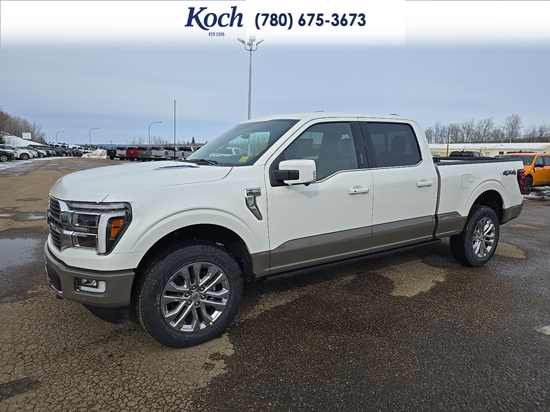 NEW 2026 Ford F-150 King Ranch - Star White Tri-coat Metallic Exterior / JAVA Interior - $97,055 - Stock #A26068 - VIN 1FTFW6L86TFA30702 - Photo 5