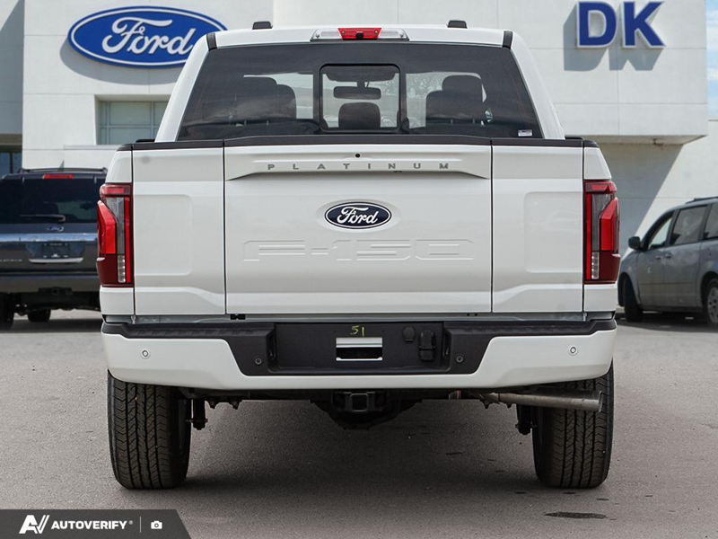 NEW 2026 Ford F-150 Platinum - Star White Tri-coat Metallic Exterior / BLACK LEATHER Interior - $102,987 - Stock #D60472 - VIN 1FTFW7L89TFA43160 - Photo 5
