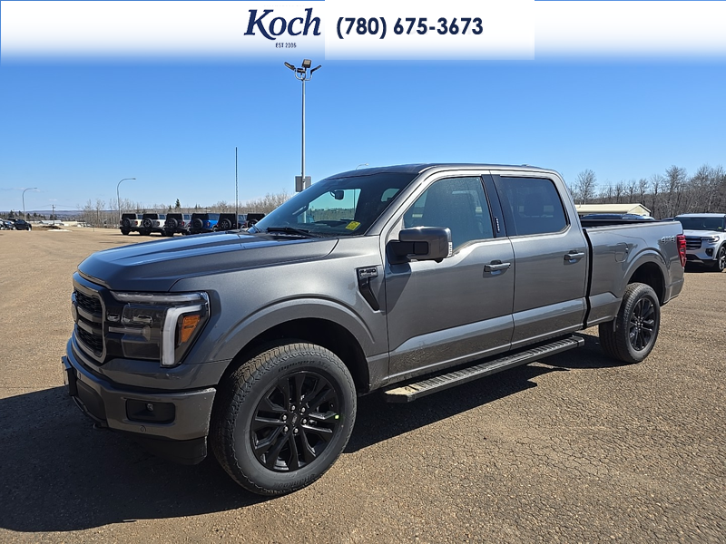 NEW 2026 Ford F-150 LARIAT - Carbonized Grey Metallic Exterior / BLACK Interior - $83,435 - Stock #A26087 - VIN 1FTFW5L86TKD29186 - Photo 5