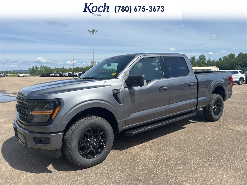 NEW 2026 Ford F-150 XLT - Carbonized Grey Metallic Exterior / BLACK, UNIQUE SPORT CLOTH 40/CONSOLE/40 FRONT-SEATS Interior - $78,460 - Stock #A26218 - VIN 1FTFW3L88TKE41539 - Photo 5