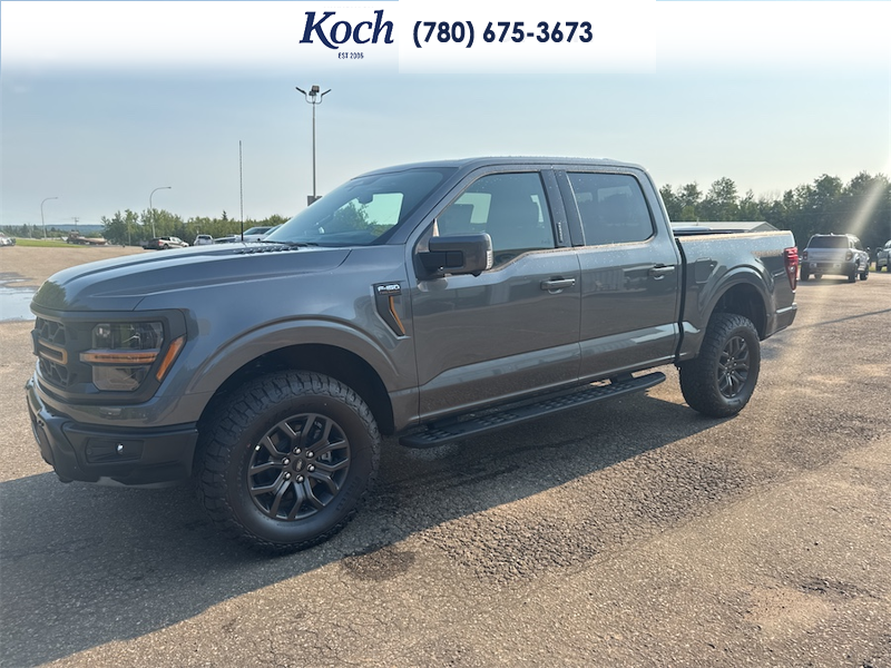 NEW 2026 Ford F-150 Tremor - Carbonized Grey Metallic Exterior / BLACK, UNIQUE TREMOR LEATHER-TRIMMED BUCKET SEATS Interior - $94,320 - Stock #A26219 - VIN 1FTFW4L8XTFB45534 - Photo 5