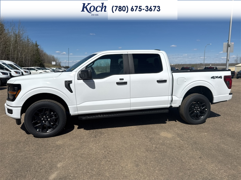 NEW 2026 Ford F-150 STX - Oxford White Exterior / BLACK ONYX/BLUE PREM LEATHER SEATS Interior - $64,780 - Stock #A26150 - VIN 1FTEW2LP5TKD67820 - Photo 6