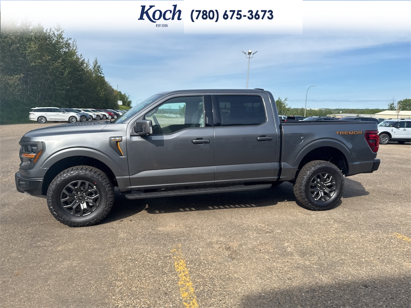 NEW 2026 Ford F-150 Tremor - Carbonized Grey Metallic Exterior / BLACK, UNIQUE TREMOR LEATHER-TRIMMED BUCKET SEATS Interior - $87,395 - Stock #A26227 - VIN 1FTFW4L84TFB54553 - Photo 6