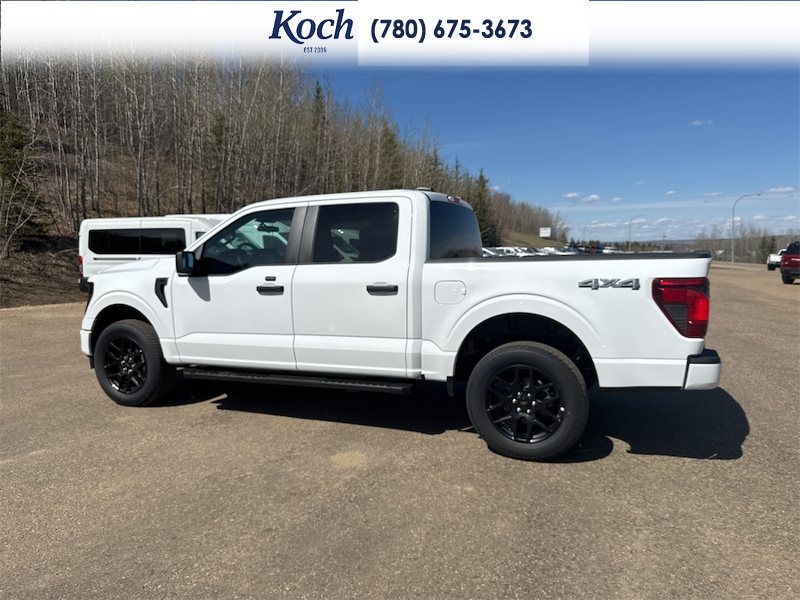 NEW 2026 Ford F-150 STX - Oxford White Exterior / BLACK ONYX/BLUE PREM LEATHER SEATS Interior - $64,780 - Stock #A26150 - VIN 1FTEW2LP5TKD67820 - Photo 8