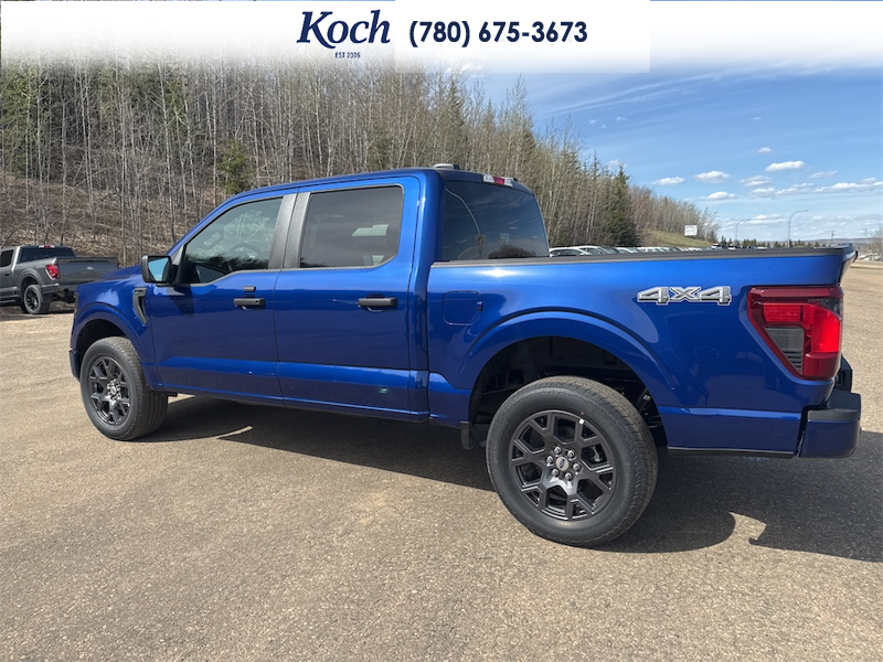 NEW 2026 Ford F-150 STX - Argon Blue Metallic Exterior / BLACK ONYX/BLUE PREM LEATHER SEATS Interior - $63,202 - Stock #A26161 - VIN 1FTEW2LP7TKD68368 - Photo 8