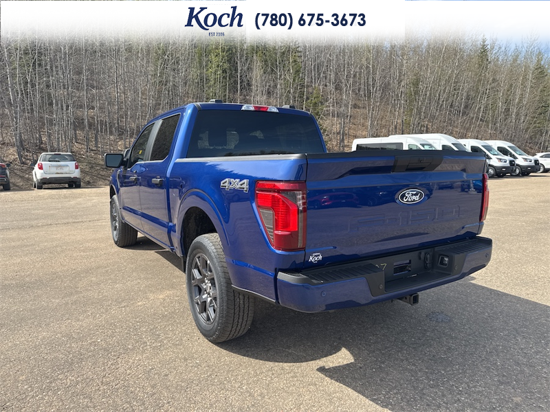 NEW 2026 Ford F-150 STX - Argon Blue Metallic Exterior / BLACK ONYX/BLUE PREM LEATHER SEATS Interior - $63,202 - Stock #A26161 - VIN 1FTEW2LP7TKD68368 - Photo 9
