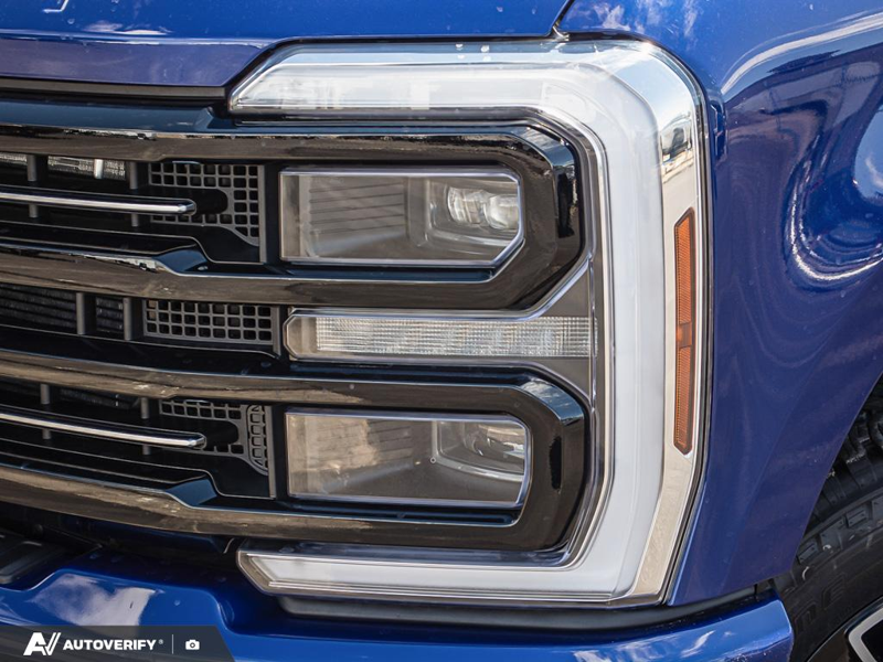 NEW 2026 Ford F-350 Super Duty Platinum - Argon Blue Metallic Exterior / BLACK ONYX/BLUE LEATHER Interior - $115,636 - Stock #D60599 - VIN 1FT8W3BT6TEE88940 - Photo 10
