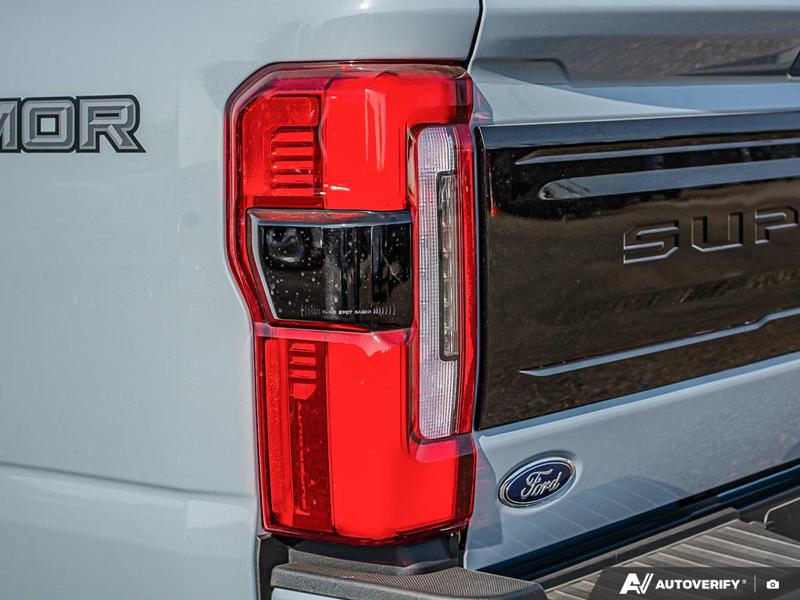 NEW 2026 Ford F-350 Super Duty Platinum Tremor - Glacier Gray Exterior / BLACK ONYX/BLUE LEATHER Interior - $128,193 - Stock #E60035 - VIN 1FT8W3BM4TEC29646 - Photo 12