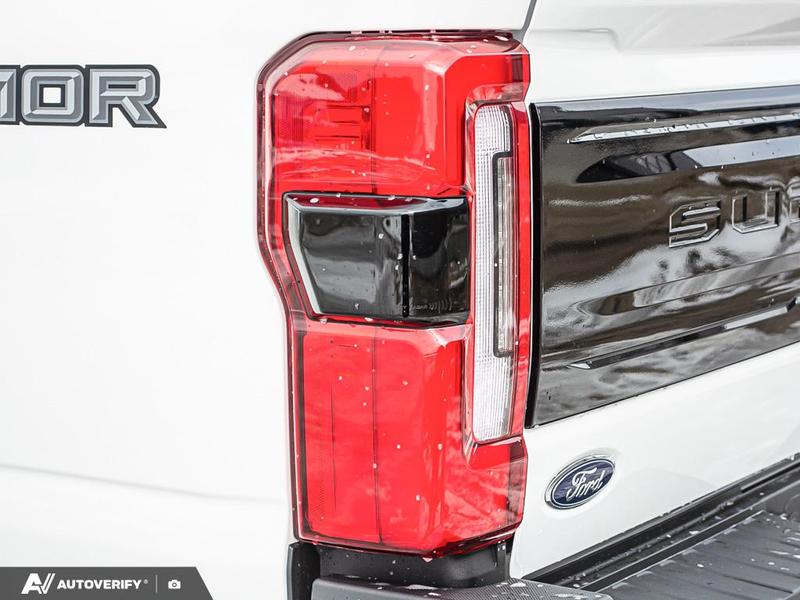 NEW 2026 Ford F-350 Super Duty Platinum - Star White Tri-coat Metallic Exterior / BLACK ONYX/BLUE LEATHER Interior - $131,716 - Stock #D60358 - VIN 1FT8W3BM1TEE07738 - Photo 12