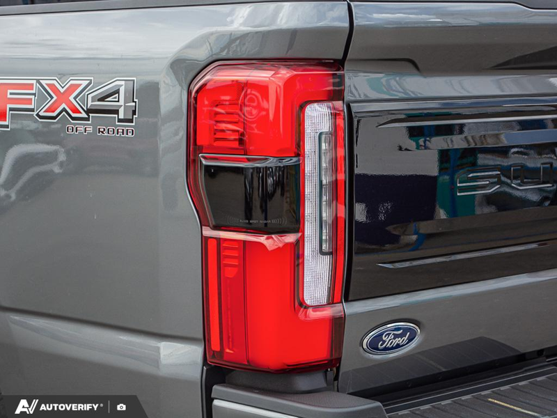 NEW 2026 Ford F-350 Super Duty Platinum - Carbonized Grey Metallic Exterior / BLACK ONYX/BLUE LEATHER Interior - $119,261 - Stock #D60444 - VIN 1FT8W3BMXTEE27115 - Photo 11