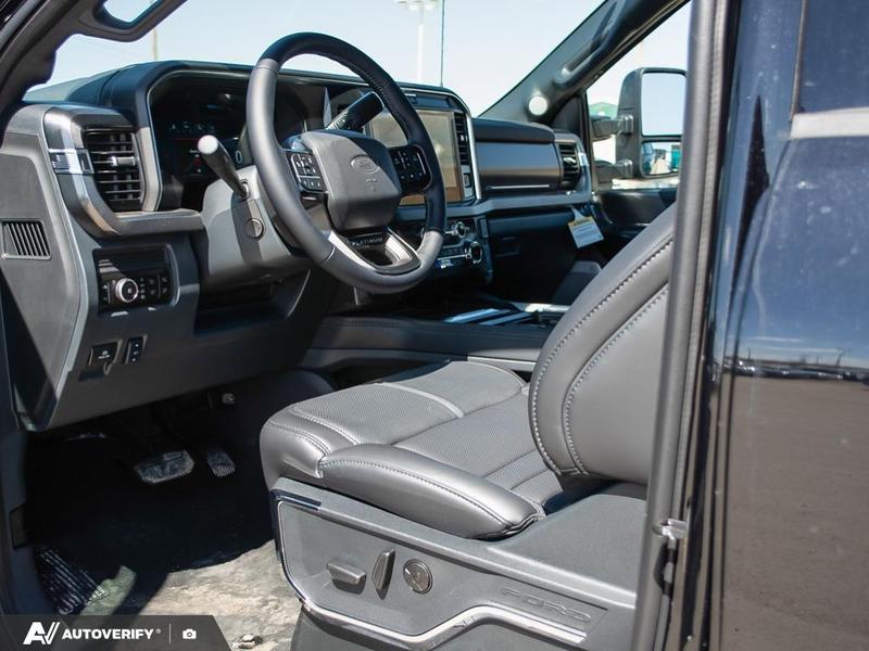 NEW 2026 Ford F-350 Super Duty Platinum - Agate Black Exterior / BLACK ONYX/BLUE LEATHER Interior - $124,761 - Stock #D60434 - VIN 1FT8W3BM6TEE29167 - Photo 13