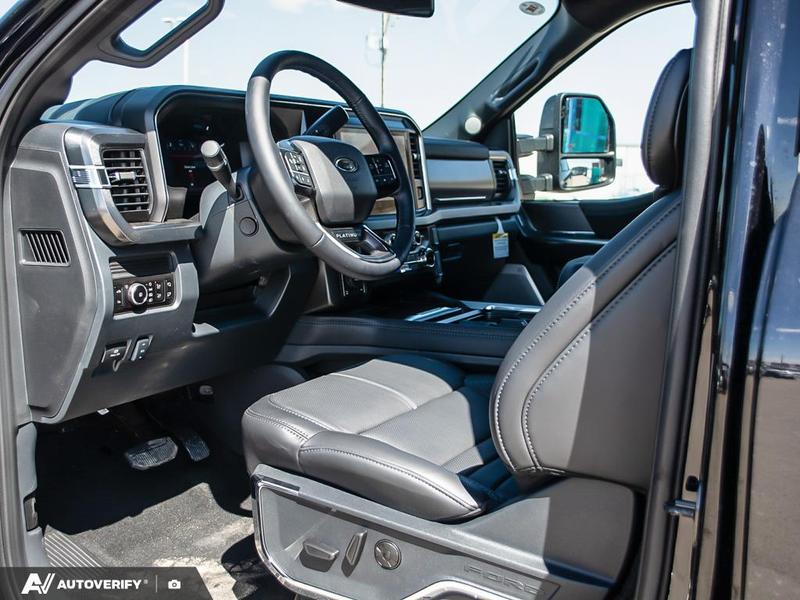 NEW 2026 Ford F-350 Super Duty Platinum - Agate Black Exterior / BLACK ONYX/BLUE LEATHER Interior - $125,361 - Stock #D60412 - VIN 1FT8W3BM0TEE29438 - Photo 13