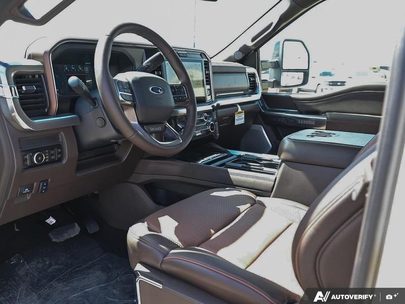 NEW 2026 Ford F-350 Super Duty King Ranch DRW - Star White/marsh Grey Accent Exterior / JAVA LEATHER Interior - $131,828 - Stock #E60586 - VIN 1FT8W3DM1TEE28795 - Photo 13