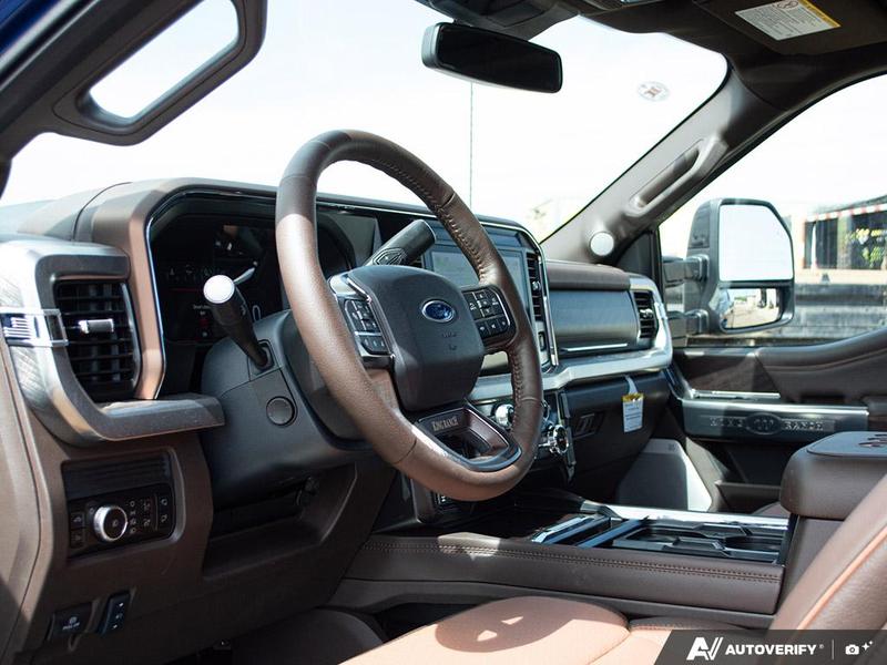 NEW 2026 Ford F-350 Super Duty King Ranch Tremor - Argon Blue/marsh Grey Exterior / JAVA LEATHER Interior - $135,067 - Stock #E60597 - VIN 1FT8W3BM6TEE28133 - Photo 13
