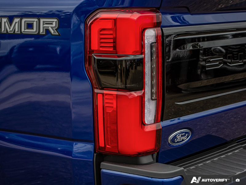 NEW 2026 Ford F-350 Super Duty Platinum Tremor - Argon Blue Metallic Exterior / BLACK ONYX/BLUE LEATHER Interior - $121,893 - Stock #E60017 - VIN 1FT8W3BM1TEC04574 - Photo 12