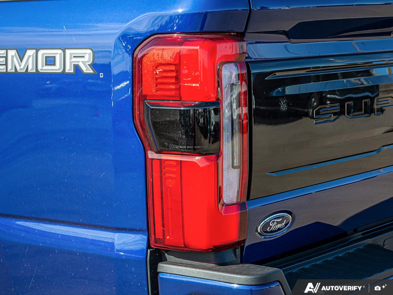 NEW 2026 Ford F-350 Super Duty Platinum Tremor - Argon Blue Metallic Exterior / BLACK ONYX/BLUE LEATHER Interior - $127,453 - Stock #E60534 - VIN 1FT8W3BMXTEE28331 - Photo 12
