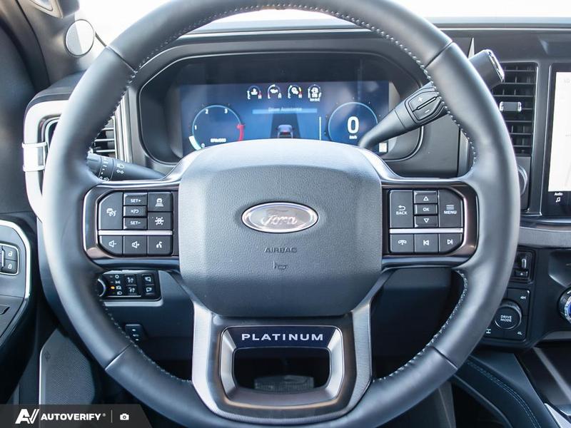 NEW 2026 Ford F-350 Super Duty Platinum - Agate Black Exterior / BLACK ONYX/BLUE LEATHER Interior - $125,361 - Stock #D60412 - VIN 1FT8W3BM0TEE29438 - Photo 14