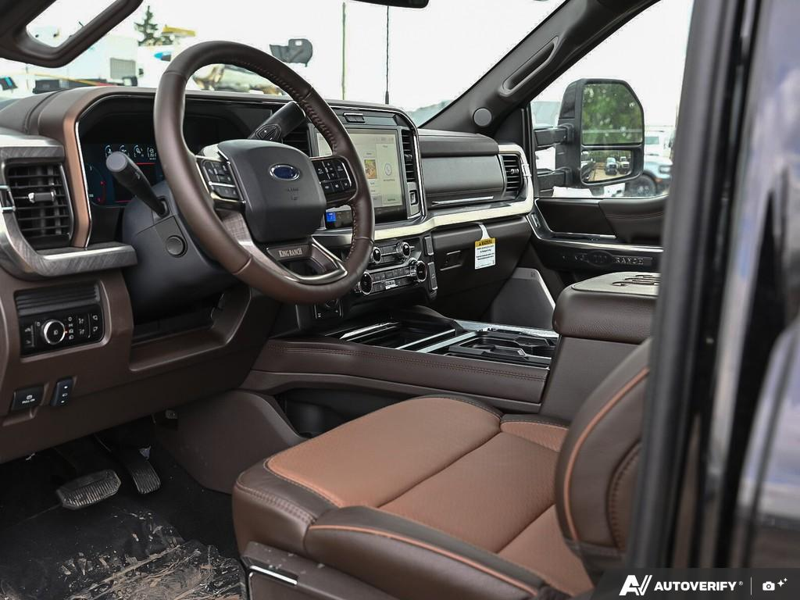 NEW 2026 Ford F-350 Super Duty King Ranch - Agate Black/marsh Grey Accent Exterior / JAVA LEATHER Interior - $128,612 - Stock #E60468 - VIN 1FT8W3BT3TEE05660 - Photo 13